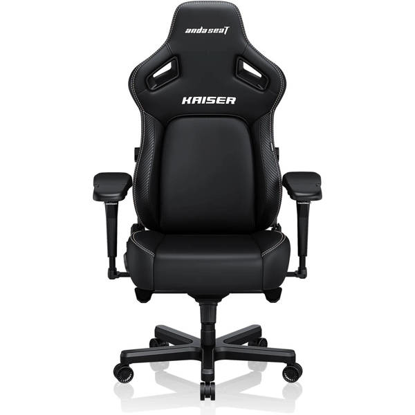 AndaSeat Chair Kaiser 4 V2 XL, PVC leather, 6D-Armrests, black