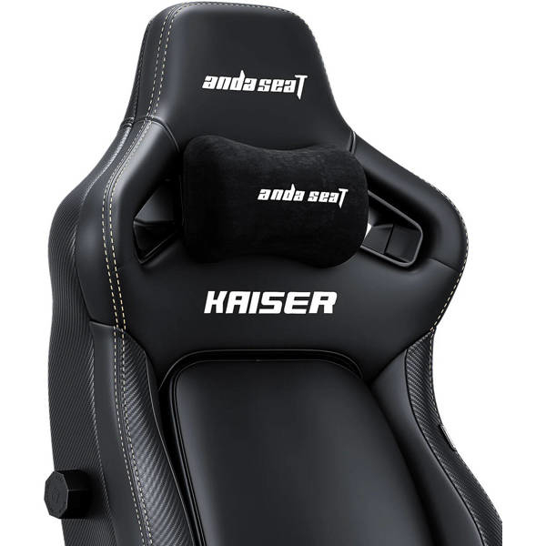 AndaSeat Chair Kaiser 4 V2 XL, PVC leather, 6D-Armrests, black