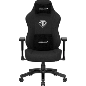 AndaSeat Chair Phantom 3, linen fabric, 1D-Armrests, black