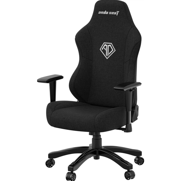 AndaSeat Chair Phantom 3, linen fabric, 1D-Armrests, black