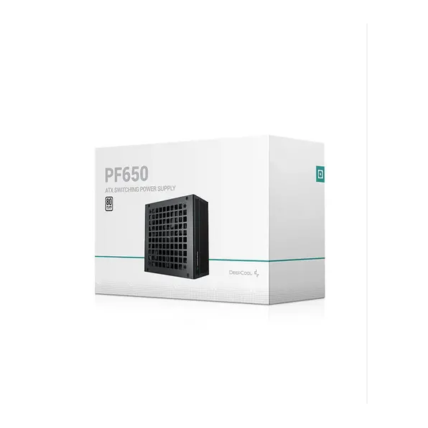 კვების ბლოკი, PF650X, DEEPCOOL, 650W 80PLUS Certifications შავი.