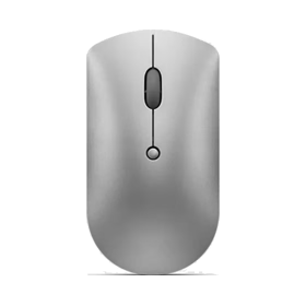 Mouse/ Lenovo 600 Bluetooth Silent Mouse, Blue Optical Sensor, Adjustable DPI, 4 Button, Microsoft Swift Pair, Windows, Chrome, GY50X88832, Gray