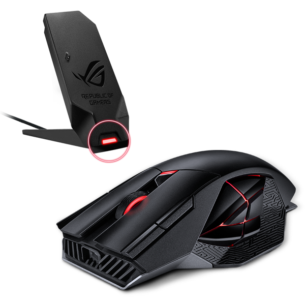 Mouse игровая ASUS ROG Spatha X WL/USB Black