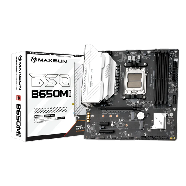 GEPA PC Ryzen™ 7 7800X3D Maxsun MS-Terminator B650M WIFI6  16GB RAM 1TB SSD RX 9060 XT GPU 850W
