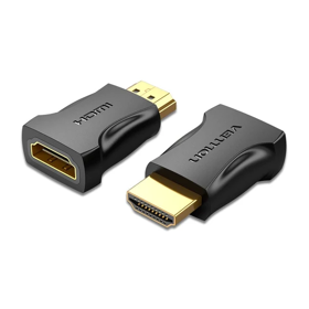 VENTION AIMB0 HDMI Male to Female Adapter Black