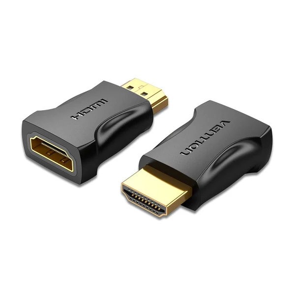 VENTION AIMB0 HDMI Male to Female Adapter Black