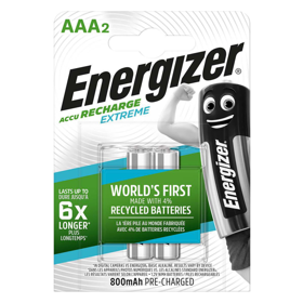 6862 Energizer Extreme AAA 800mAh აკუმულატორი, 2ც შეკრა E300324500