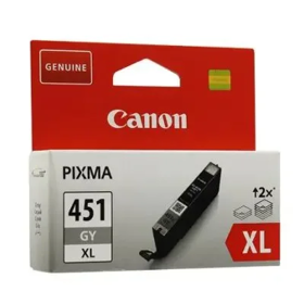 Cartridge/ Canon Original/ Canon CLI-451XL GY Gray for PIXMA IP7240, iP8740, iX6840, MG5440, MG5540, MG5640, MG6340, MG6440, MG6640, MG7140, MG7540,