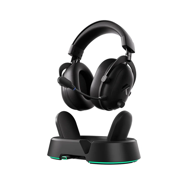 Headset MCHOSE V9Turbo, USB-A/WL/BT, Steel Black
