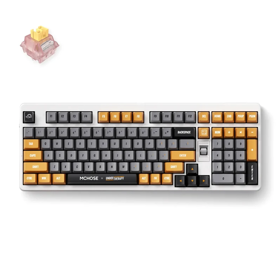 keyboard MCHOSE x Unbox Therapy UT98, Icy Creamsicle, USB-A/WL/BT, RGB, Retro Therapy
