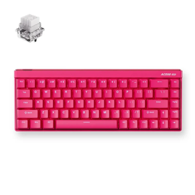 keyboard MCHOSE Ace 68 Air Hall Effect, Mount Tai Magnetic, 8K, USB-A, RGB, Rose Red