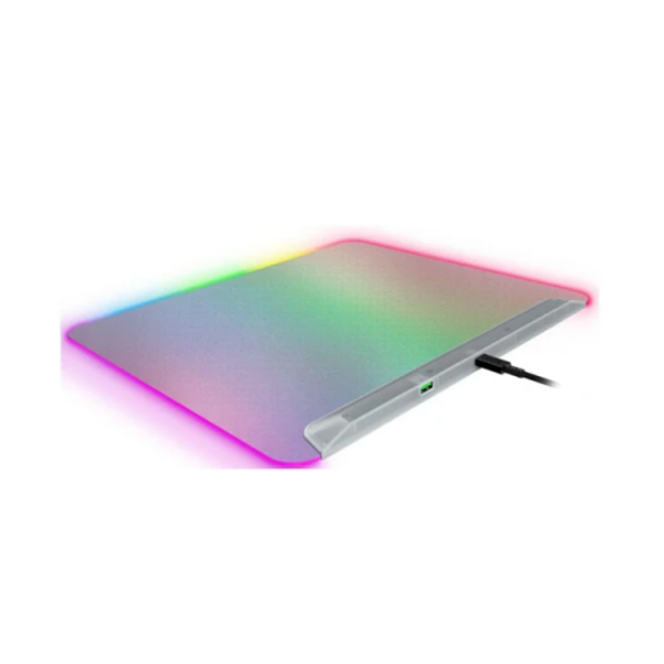 Razer Mouse Pad Firefly V2 Pro, M (360x278x4.6mm), RGB, Phantom White Ed.