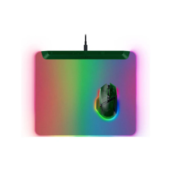 Razer Mouse Pad Firefly V2 Pro, M (360x278x4.6mm), RGB, Phantom Green Ed.