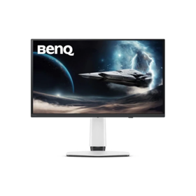 მონიტორი: BenQ Mobiuz EX271UZ 26.5" 4K UHD OLED 240Hz 0.03ms 2xHDMI DP USB/USB-C White - 9H.LP2LA.TBE