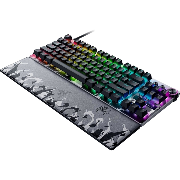 Razer Keyboard mechanical Huntsman V3 Pro TKL 8KHz, 84key, Analog Optical Switch Gen-2, USB-A, EN, RGB, NiKo Ed.