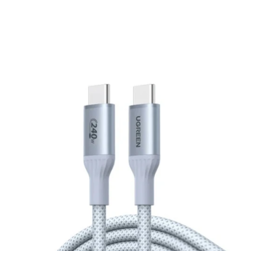 USB კაბელი UGREEN L534 (75731), 240W, Type-C To Type-C PD Fast Charging Cable, 1m, Blue