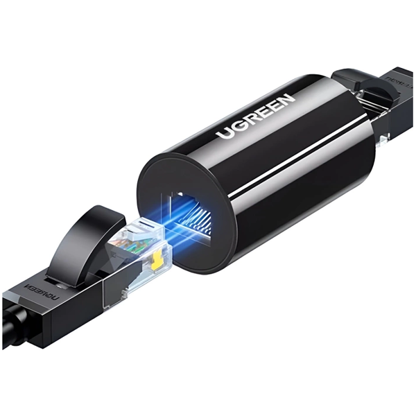 LAN გადასაბმელი UGREEN NW116 (30837), Anti Thunder Rj45 Ethernet Connector, Black