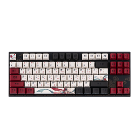 Mechanical keyboard Varmilo VEM87 Beijing Opera 87Key, EC V2 Ivy, USB-A, EN/UKR, White Led,  A33A028B1A3A17A025