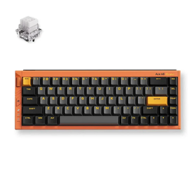 keyboard MCHOSE Ace 68 Hall Effect, Mount Tai Magnetic, 16K, USB-A, RGB, Galaxy Orange