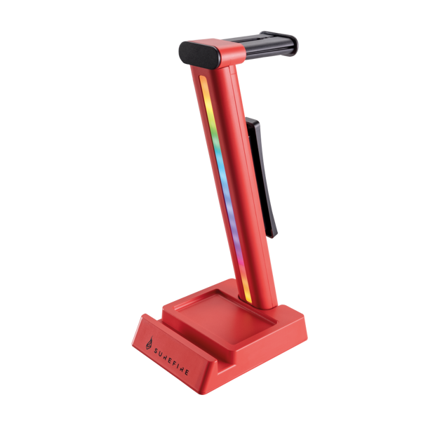 ყურსასმენის სადგამი SF VinsonN1 RGB Headset Stand Red (048846) 023942488460