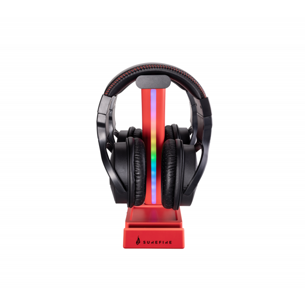ყურსასმენის სადგამი SF VinsonN1 RGB Headset Stand Red (048846) 023942488460