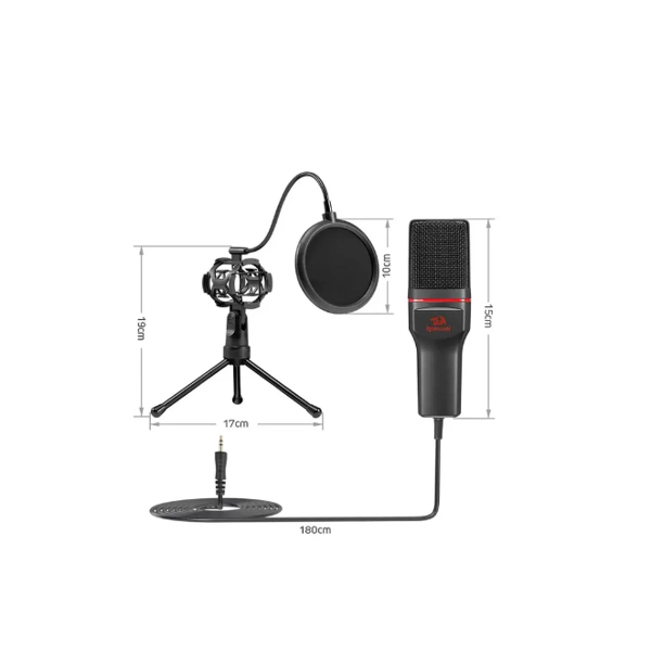 მიკროფონი Seyfert GM100 Gaming stream microphone (77638) Redragon 6950376776389