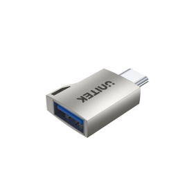 ადაფტერი,  A1025GNI, UNITEK, USB-C  Male To USB-A Female Adapter 5Gbps, Silver otg.