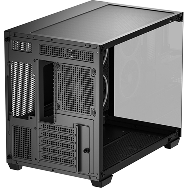 DeepCool R-CG330-BKNGM3-G CG330 3F Micro-ATX Compact PC Case - Black
