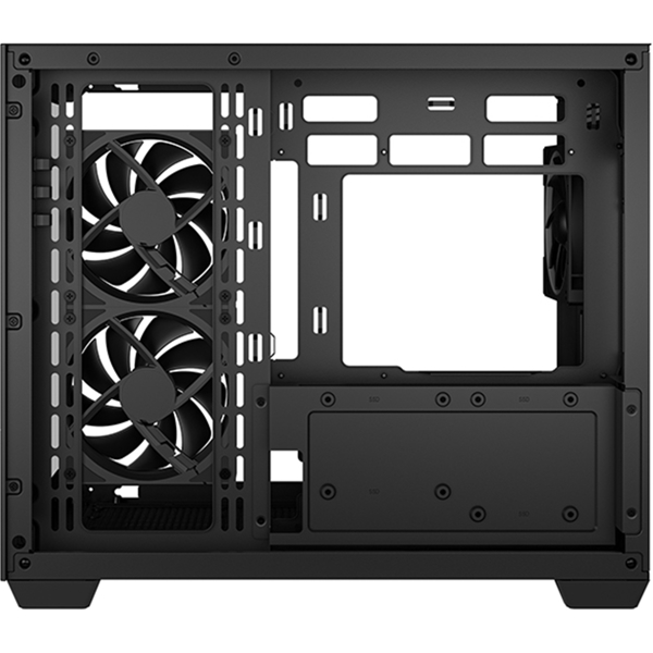 DeepCool R-CG330-BKNGM3-G CG330 3F Micro-ATX Compact PC Case - Black
