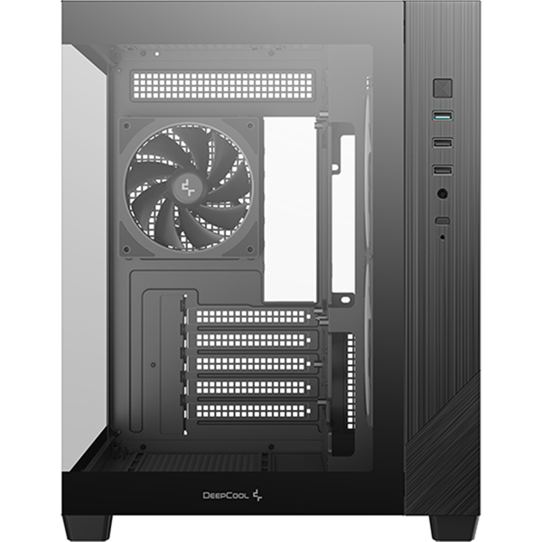 DeepCool R-CG330-BKNGM3-G CG330 3F Micro-ATX Compact PC Case - Black
