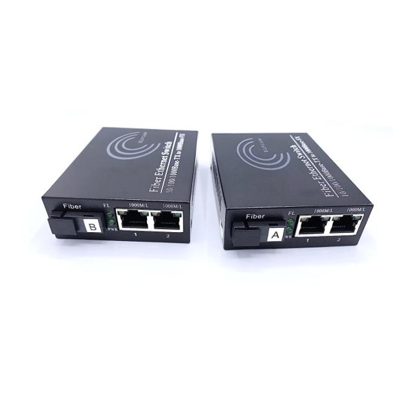 Spectacular Gigabit Ethernet 10/100/1000M 1 SFP Slot with 1 RJ45 Optical Fiber Mini Media Converter