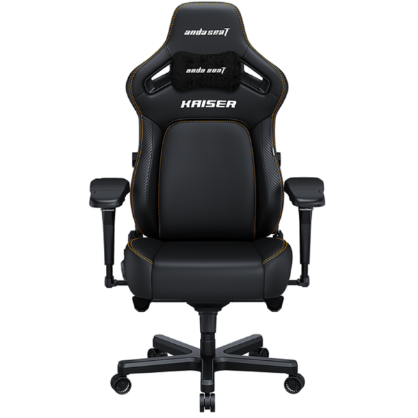 AndaSeat Chair Kaiser 4 V2, PVC leather, 6D-Armrests, black