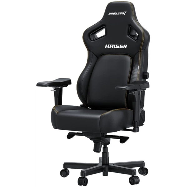 AndaSeat Chair Kaiser 4 V2, PVC leather, 6D-Armrests, black