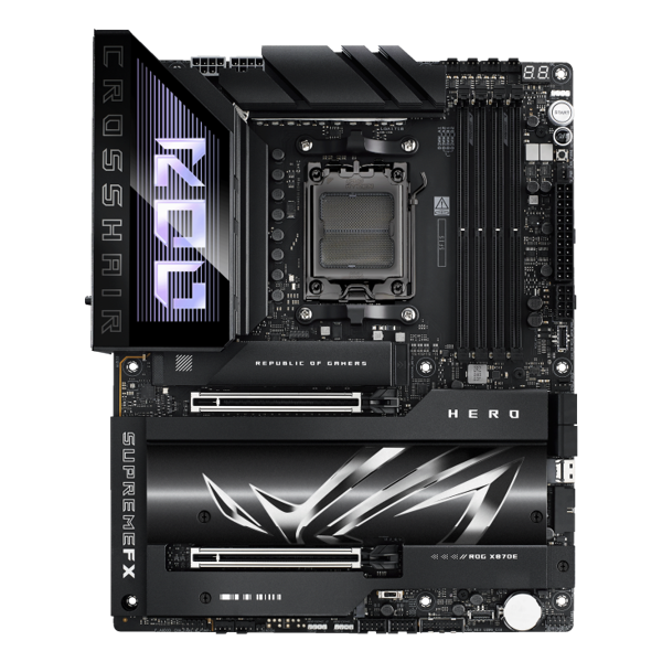 ASUS Motherboard ROG CROSSHAIR X870E HERO sAM5 X870E 4xDDR5 M.2 HDMI Wi-Fi BT ATX