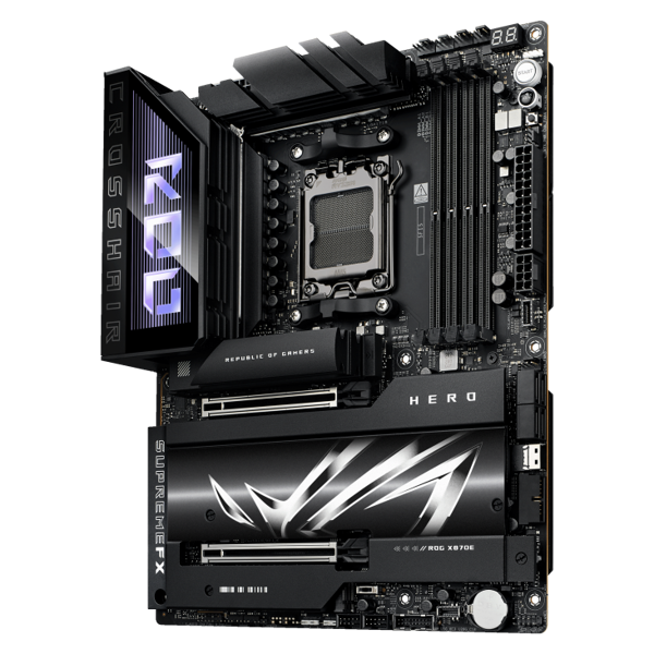 ASUS Motherboard ROG CROSSHAIR X870E HERO sAM5 X870E 4xDDR5 M.2 HDMI Wi-Fi BT ATX