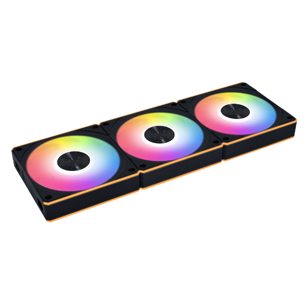 Lian Li UNI FAN CL WIRELESS 120 REVERSE BLADE 12RCL1W3B BLACK ARGB PWM 120mm(3PCS) with Controller G99.12RCL1W3B.00