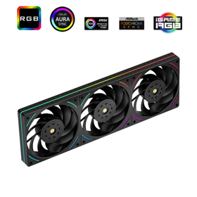 THERMALRIGHT TL-UB36R Reverse Black 3 in 1 Case Fan
