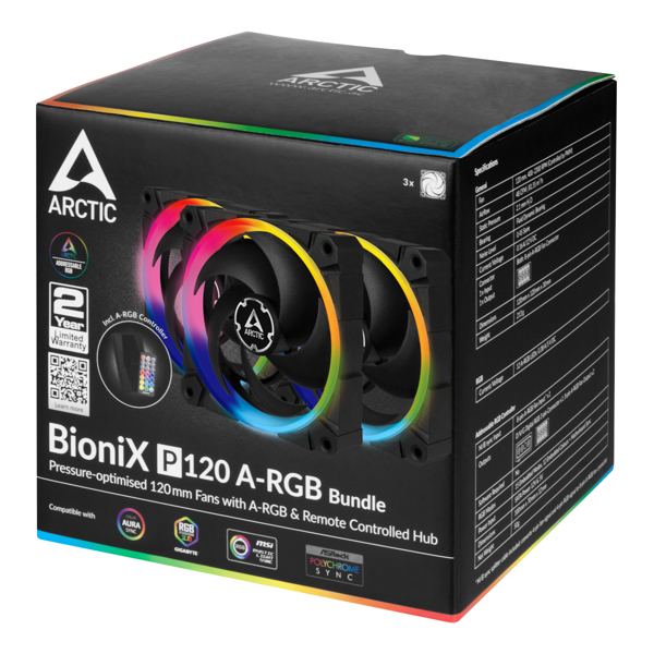 Arctic BioniX P120 A-RGB Bundle ACFAN00156A