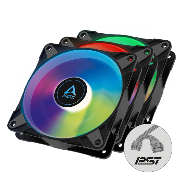 Arctic P12 PWM PST A-RGB 0dB (3 PCS Value Pack) ACFAN00232A