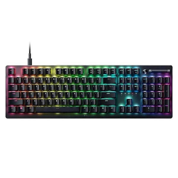 Razer Keyboard mechanical DeathStalker V2 105key, Red Switch, USB-A, EN/RU, RGB, black