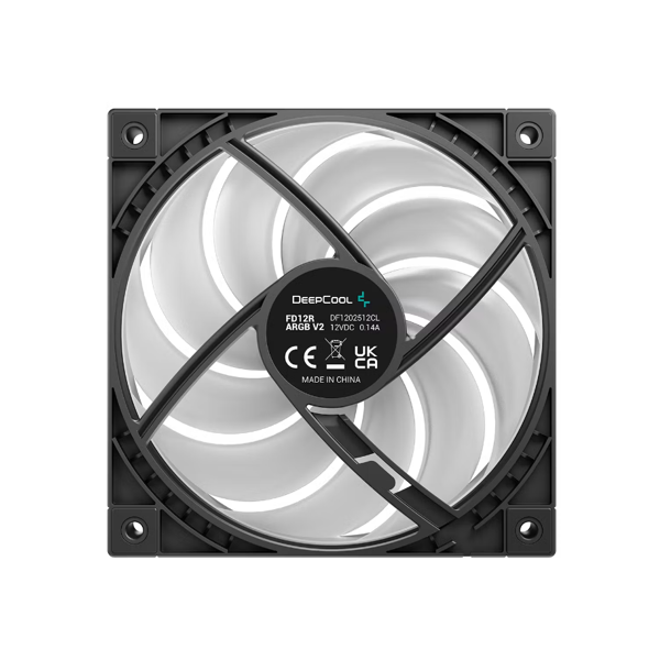 მაგრილებელი, FD12R ARGB V2, DEEPCOOL, RGB LED 120mm, შავი. R-FD12RARGBV2-BKAPN1-G