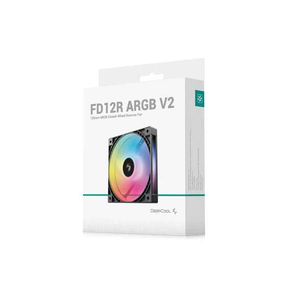 მაგრილებელი, FD12R ARGB V2, DEEPCOOL, RGB LED 120mm, შავი. R-FD12RARGBV2-BKAPN1-G
