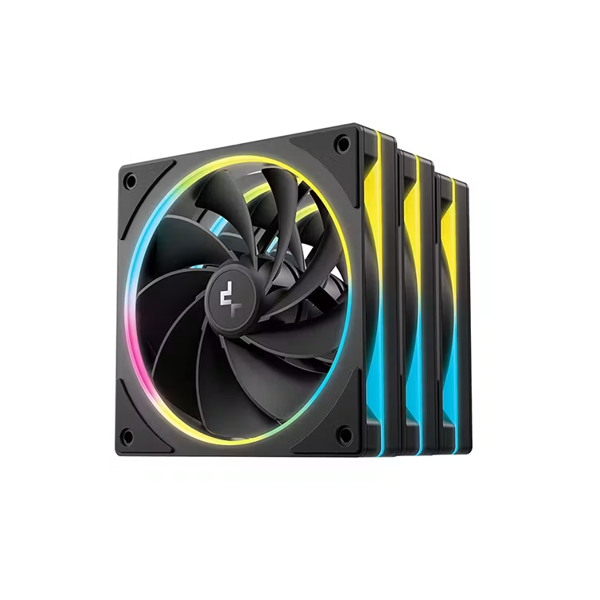 მაგრილებელი, FL12R SE 3IN1, DEEPCOOL, RGB LED 120mm, შავი. R-FL12RSE-BKAPN3-G