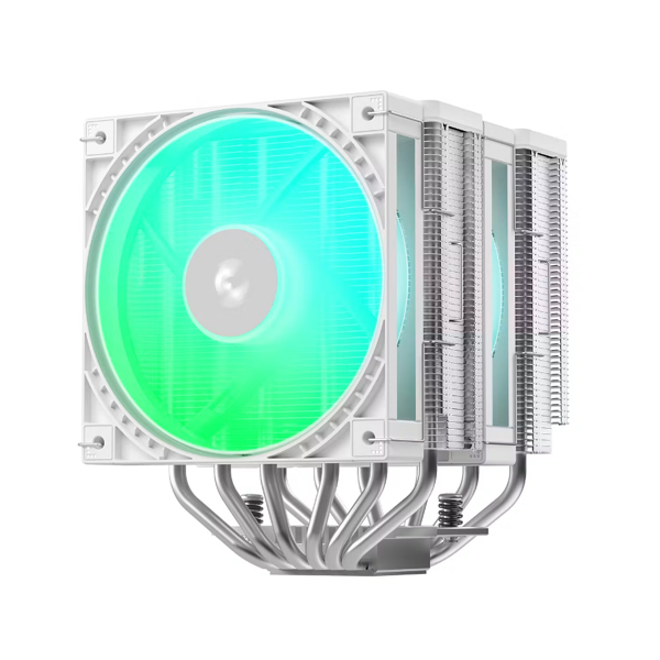 მაგრილებელი, AG620 G2 WH, DEEPCOOL, TDP 270W, 2*120mm შავი. R-AG620-WHNPMG2-G