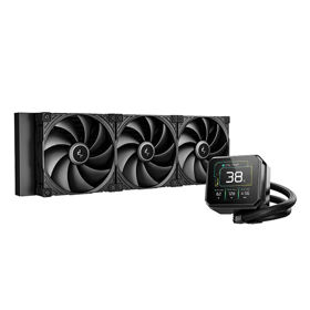 მაგრილებელი, SPARTACUS 420, DEEPCOOL, LGA1851/1700/AM5/AM4,  3.4 inch 480×480 TFT LCD. R-SPT420-BKDSMP-G-1