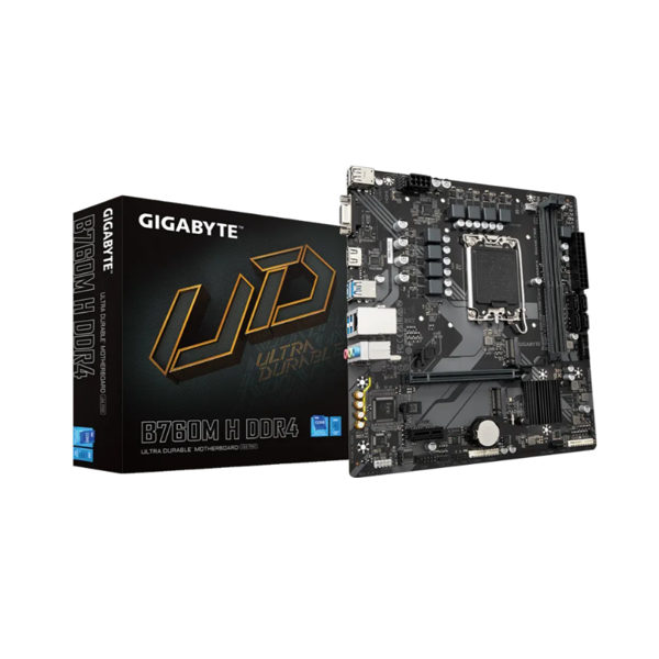 დედა დაფა: Gigabyte B760M H DDR4 2DDR4 LGA1700