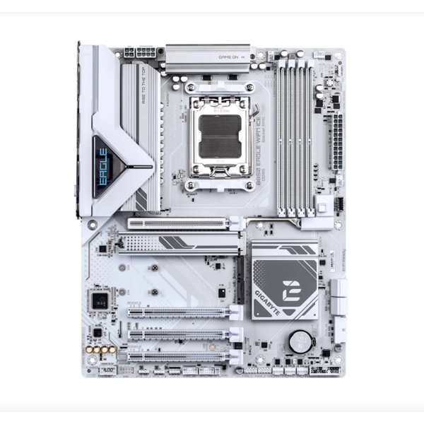 GIGABYTE Motherboard B850 EAGLE WF7 ICE sAM5 B850 4xDDR5 M.2 Wi-Fi BT HDMI DP ATX