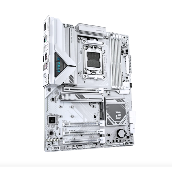GIGABYTE Motherboard B850 EAGLE WF7 ICE sAM5 B850 4xDDR5 M.2 Wi-Fi BT HDMI DP ATX