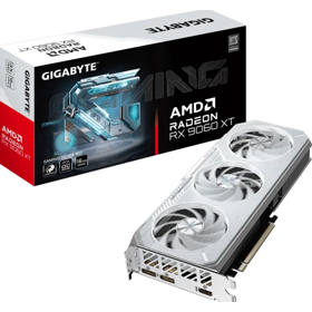 GIGABYTE Graphic Adapter Radeon 9060 XT 16GB GDDR6 OC ICE white