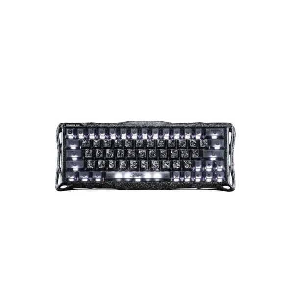 Keyboard GravaStar Mercury V60 Pro 60keys, UFO Magnetic Gaming, 8K, USB-A, RGB, Cyber Frost Black  GSV60PRO_CF_BLK